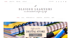 Desktop Screenshot of blessedlearners.com