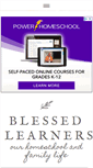 Mobile Screenshot of blessedlearners.com